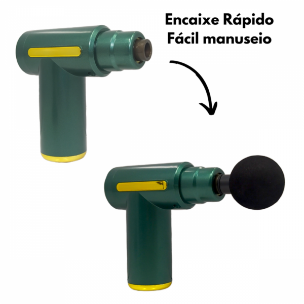 Mini Pistola Massageador Elétrico Muscular Portátil Fascial Gun KA-1177 - Image 2